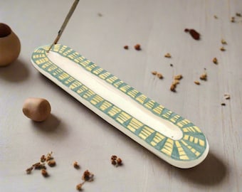 Hand-Painted Ceramic Incense Holder – Unique Gift for Women