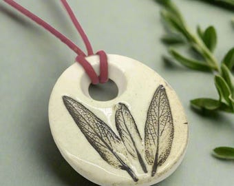 Pendentf Feulle De Chêne Vértable En Argent Pendentf - Etsy France