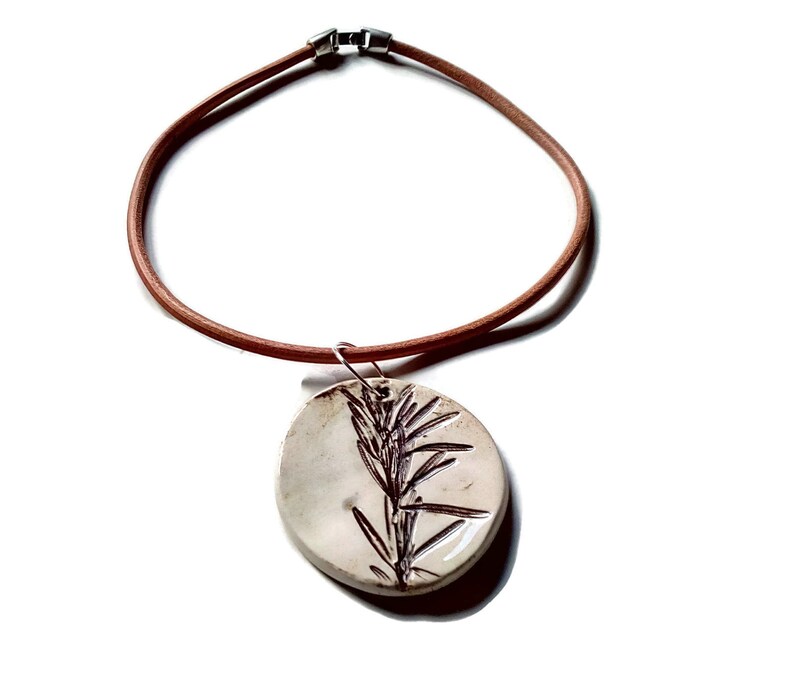 Rosemary pendant for jewelry making supplies DIY gift for Etsy