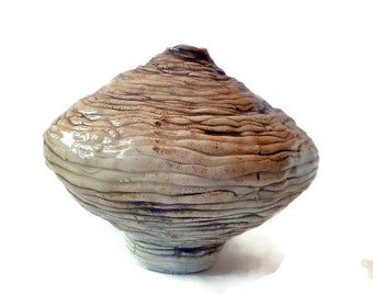 Handmade Ceramic Vase, Irregular Shape Bud Vase, Minimalist Flower Vase, Boho Vase Large Pottery Vase, Abstract Sculpture, Decorative Object