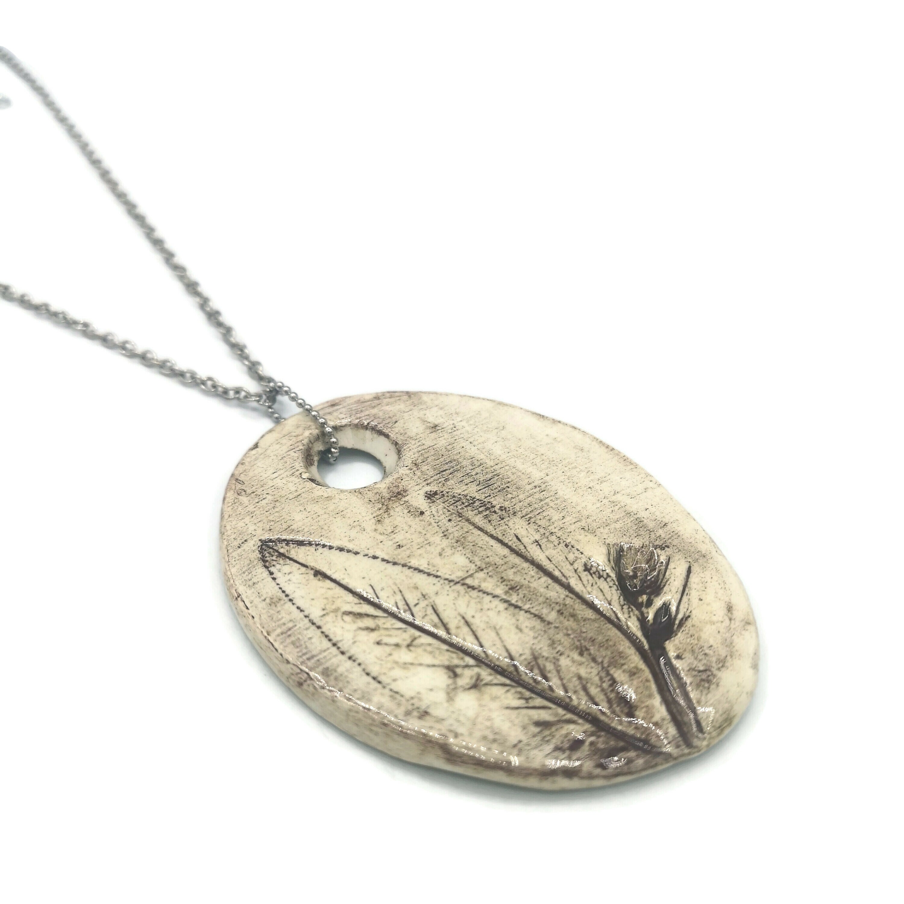 Sage Leaf Necklace for Women Pendant Necklace Best Selling Etsy UK