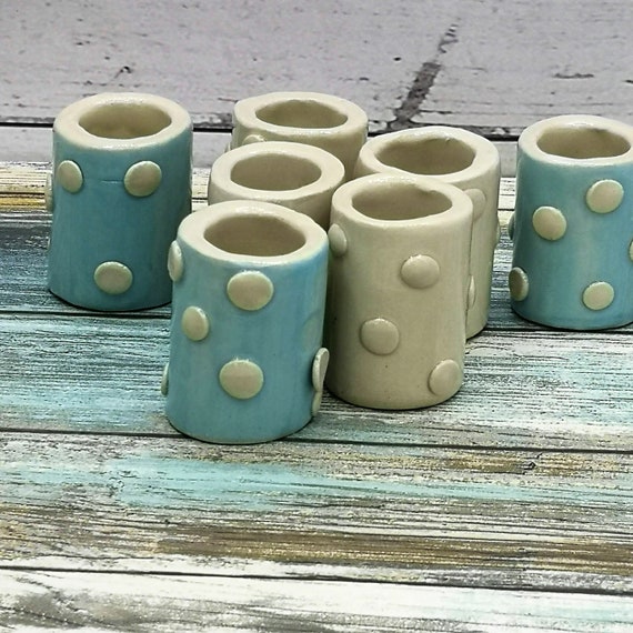 Handmade ceramic beads deals