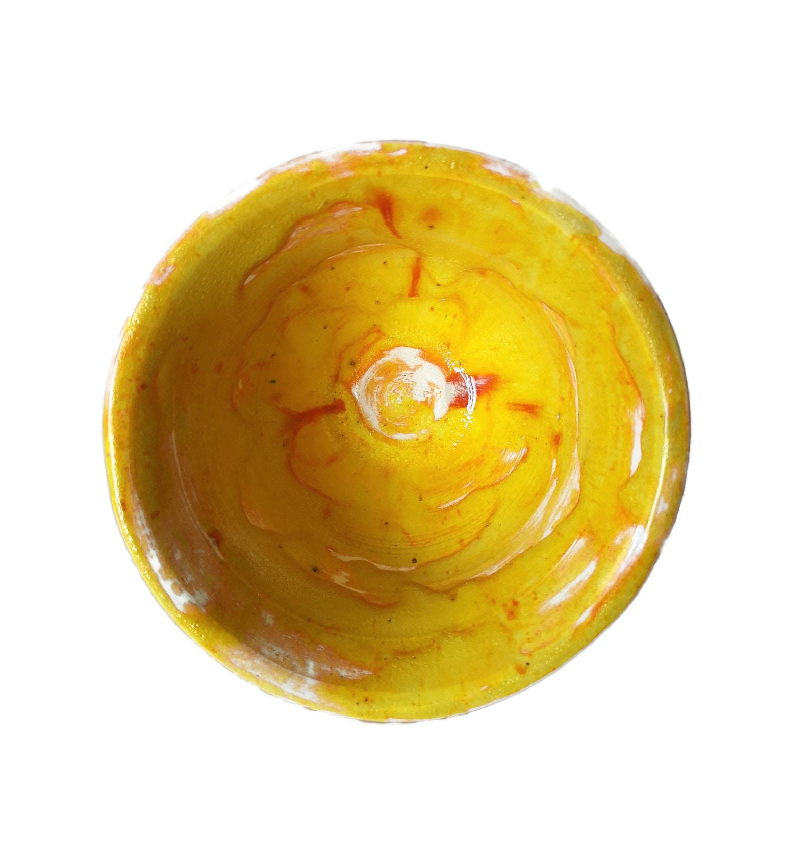 Yellow ceramic bowl handmade pottery vases for flowers Etsy