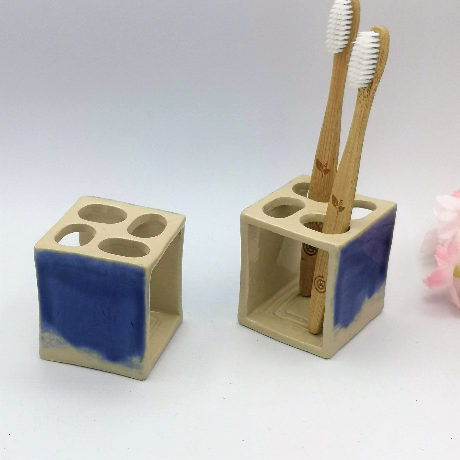 Handmade Ceramic Toothbrush Holder, Pencil & Pen Holder, Utensil Holder ...