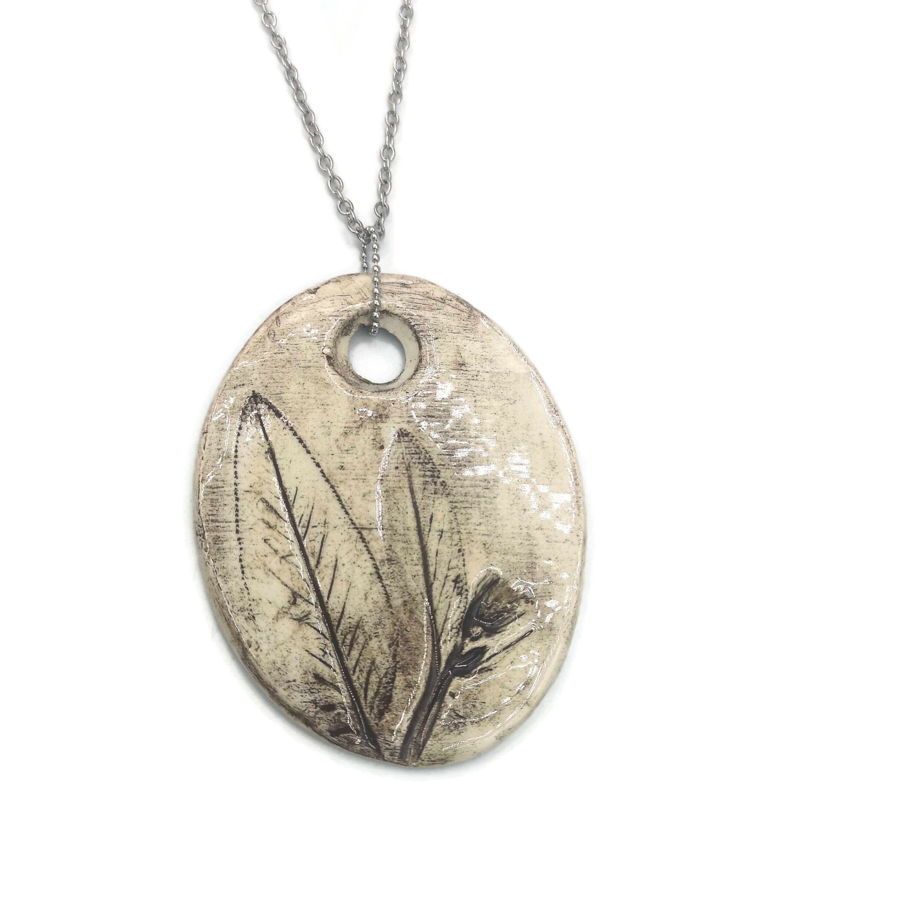 Sage Leaf Necklace for Women Pendant Necklace Best Selling Etsy UK