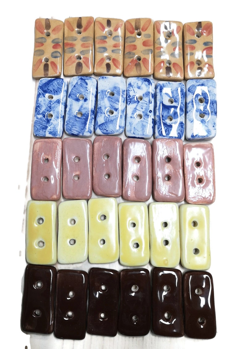 Set of 5 Large Sewing Buttons for Crafts Novelty Buttons Etsy Canada