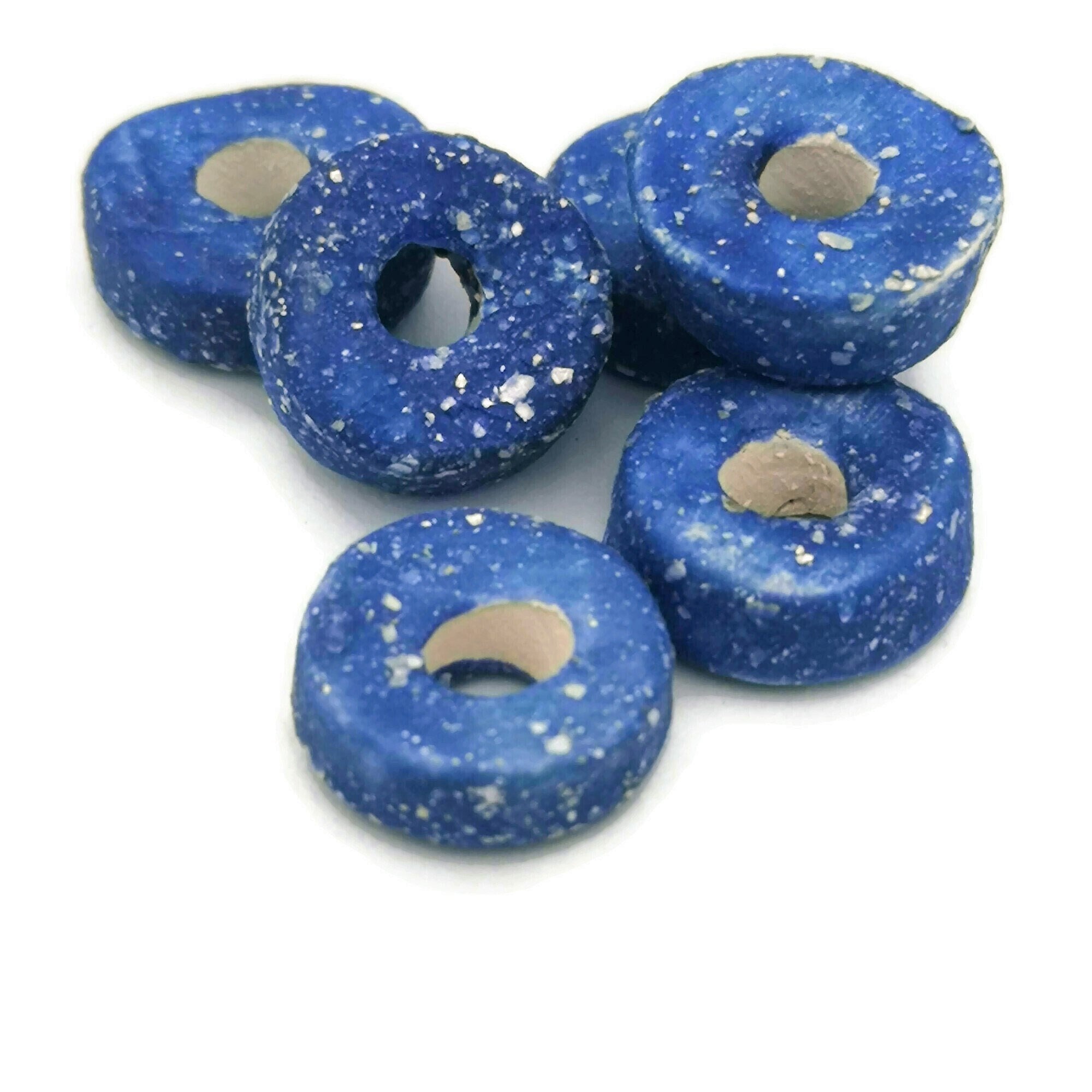 1pc 30mm Extra Large Beads for Jewelry Making, Handmade Ceramic