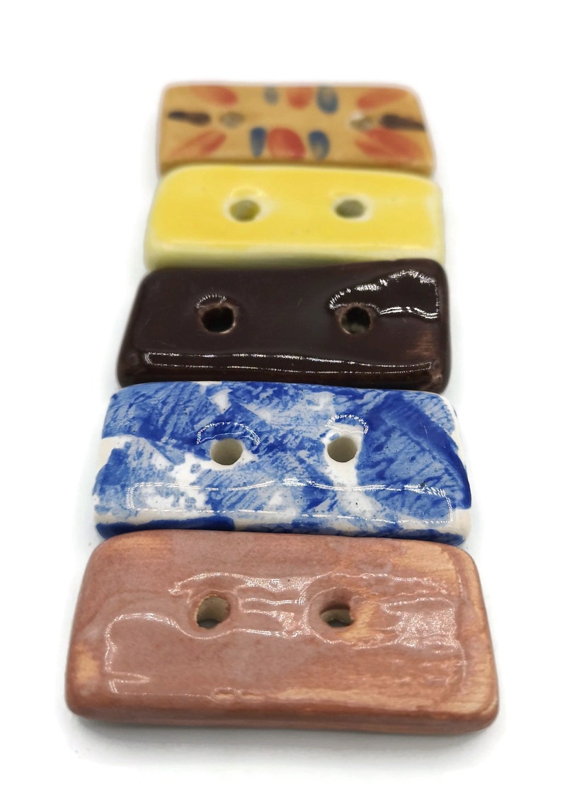 Set of 5 Large Sewing Buttons for Crafts Novelty Buttons Etsy Canada