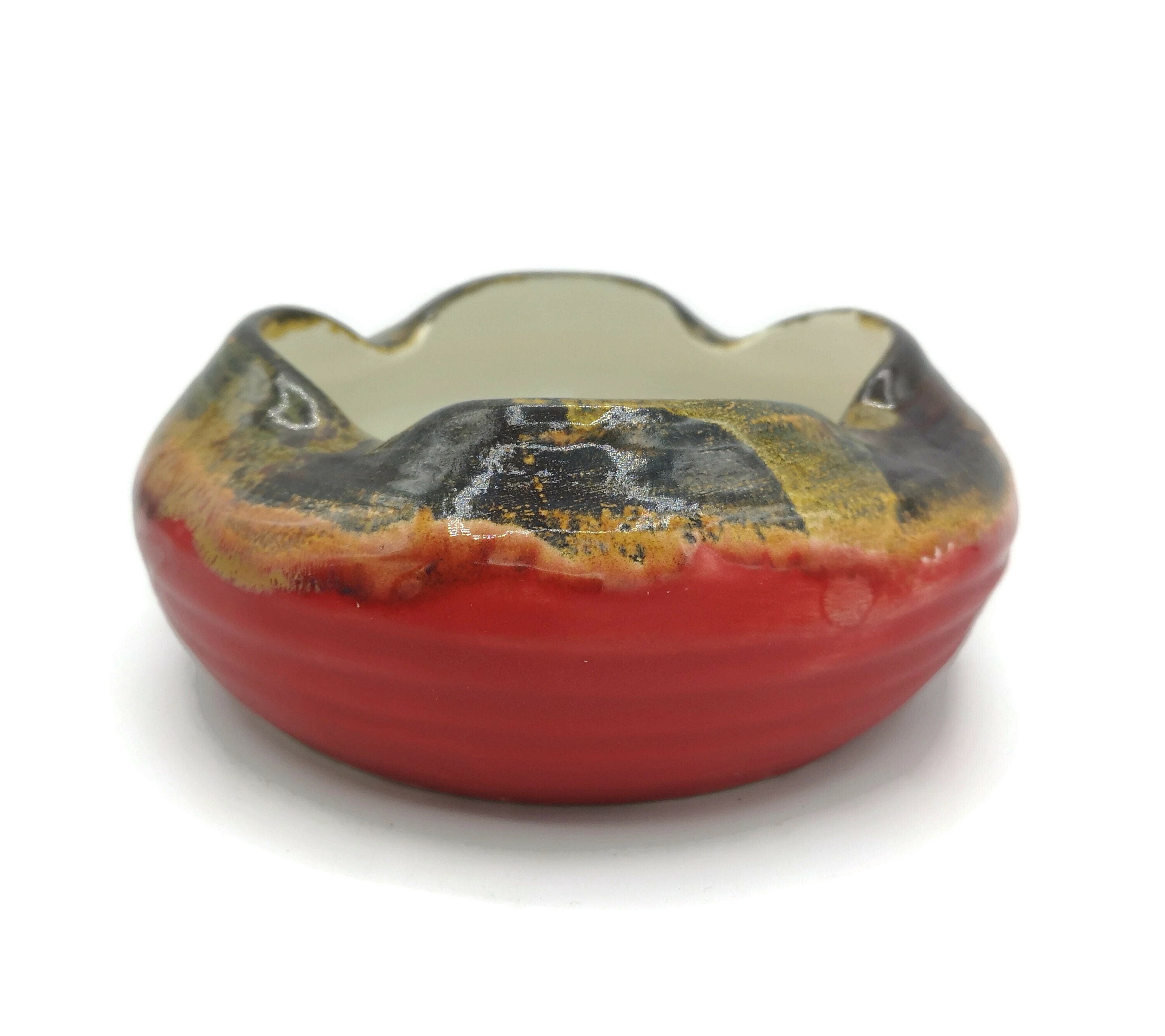 MODERN ASHTRAY CERAMIC Ashtray Handmade Pottery Cigar Etsy