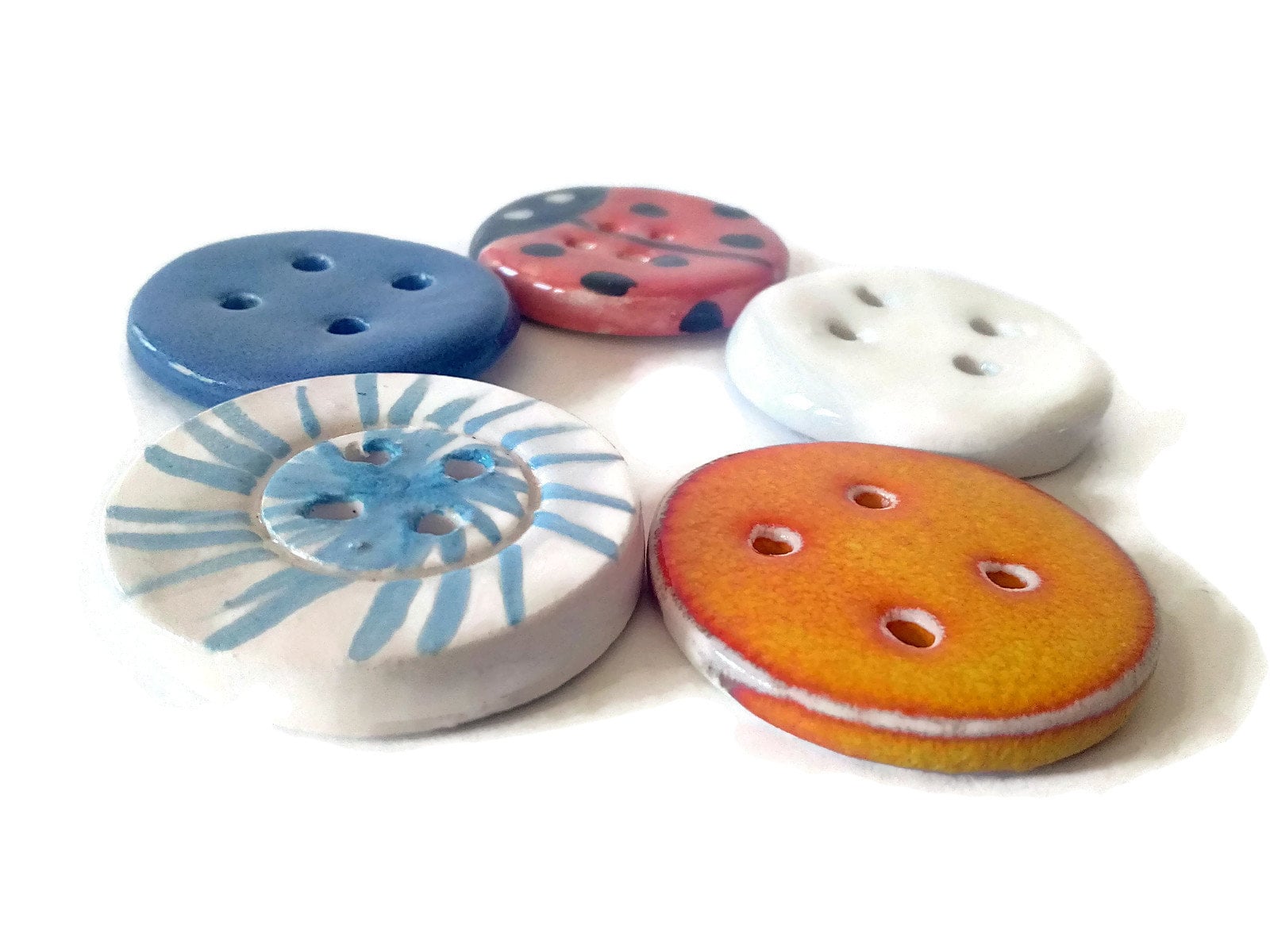 Sewing Buttons Set of 5 40mm Novelty Buttons for Crafts Best Etsy UK