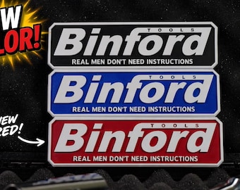 Badge magnétique Binford Tools, série TV de rénovation domiciliaire, décoration d'outil amusante
