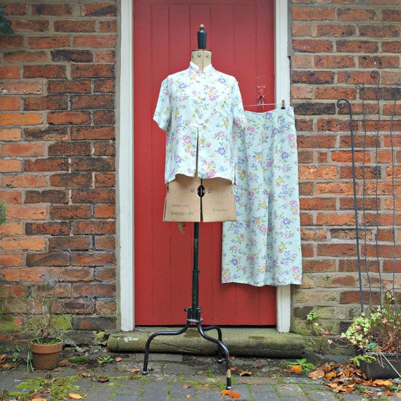 40s 50s pyjamas | cold rayon pajamas | vintage lou