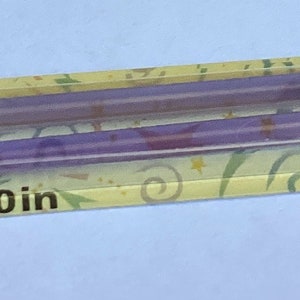 Susan Bates Crystalites Size 10, 6mm, 10” Straight Acrylic Knitting Needles