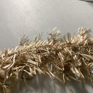 6 yards Ostrich trim color D1 gold