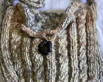 Hand Knit Wool Purse