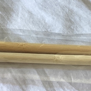 Colonial Premium Bamboo Straight Knitting Needles 13” long, Size 13