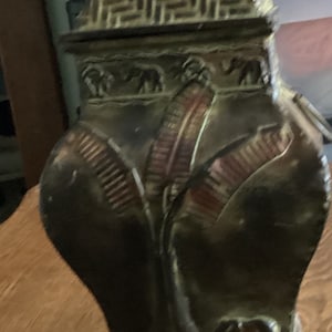 Bronze Finished Decorative Metal Container