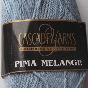 7 balls Cascade Yarns Pima Melange 0302