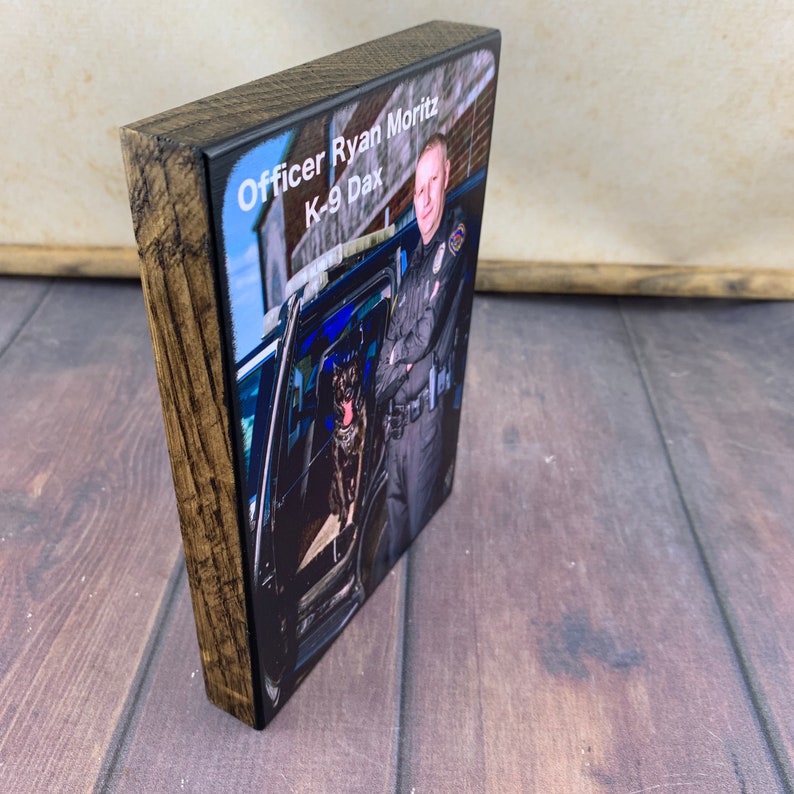 Pet memorial Plaque Photo Board 5x7 Personalized Pet Portrait Gifts