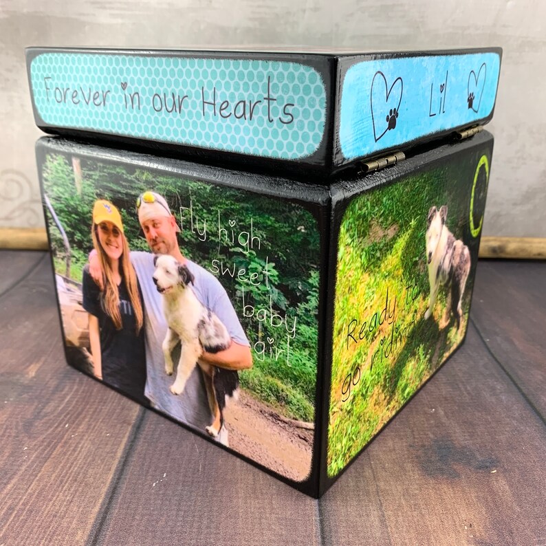 Pet Urn for Dogs Dog Urn for Ashes Pet Urn With Photo Size Etsy