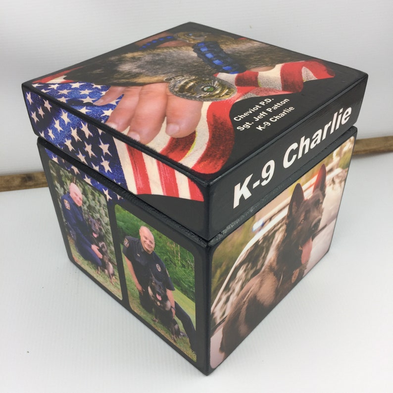 K9 Police Officer Urn Police Urn Dog Urn for Ashes Etsy