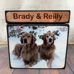 Pet Urn for cremation, Unique Dog Urn for Ashes, Wood Keepsake Box