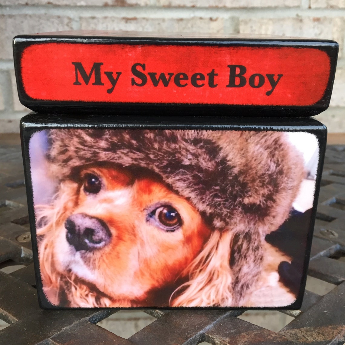 Pet Urn dog urn Personalized Dog Urn Keepsake Box Size Etsy