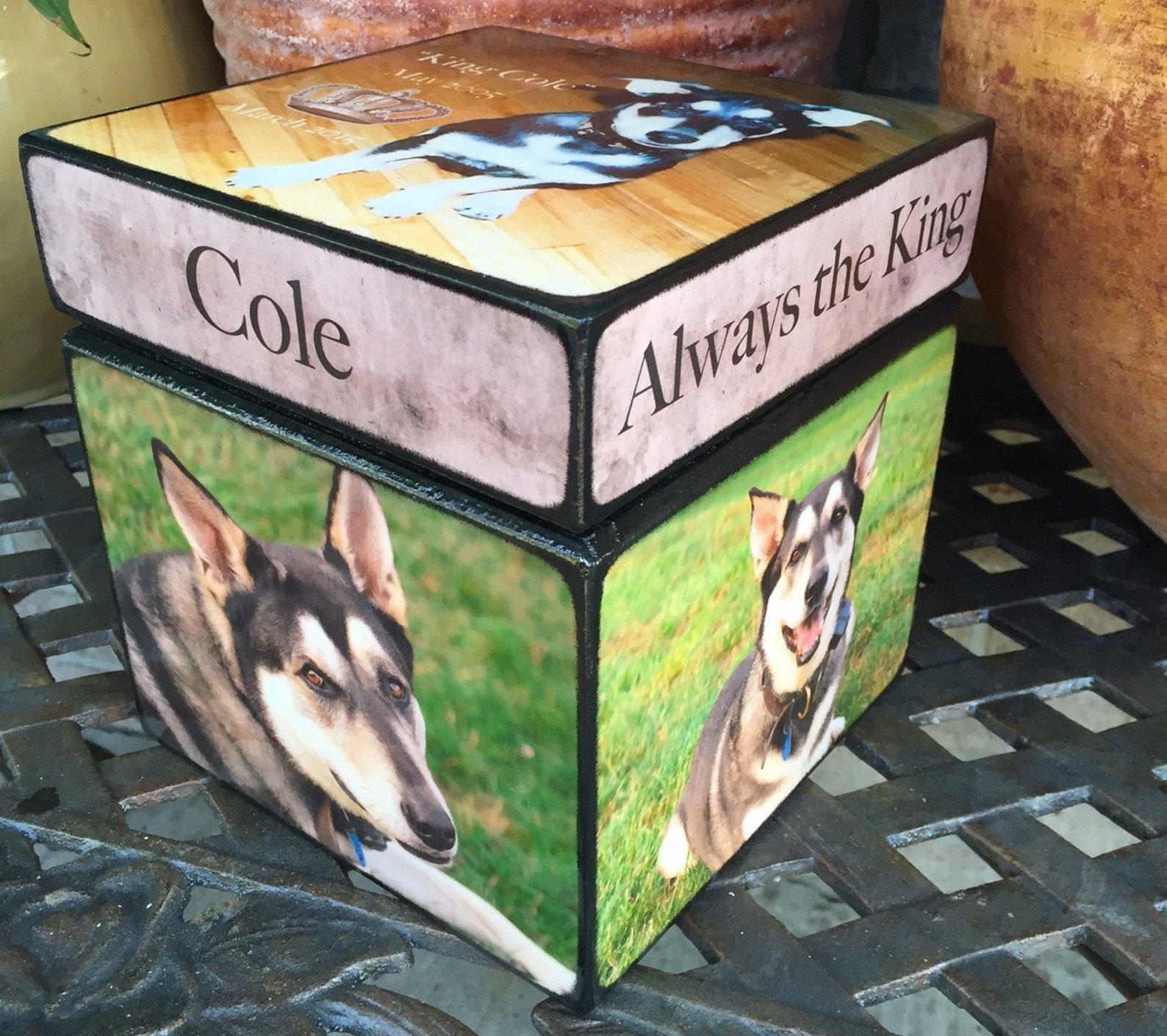 Dog Keepsake Ideas
 Pet Keepsake Box Personalized Wood Keepsake Chest With Etsy