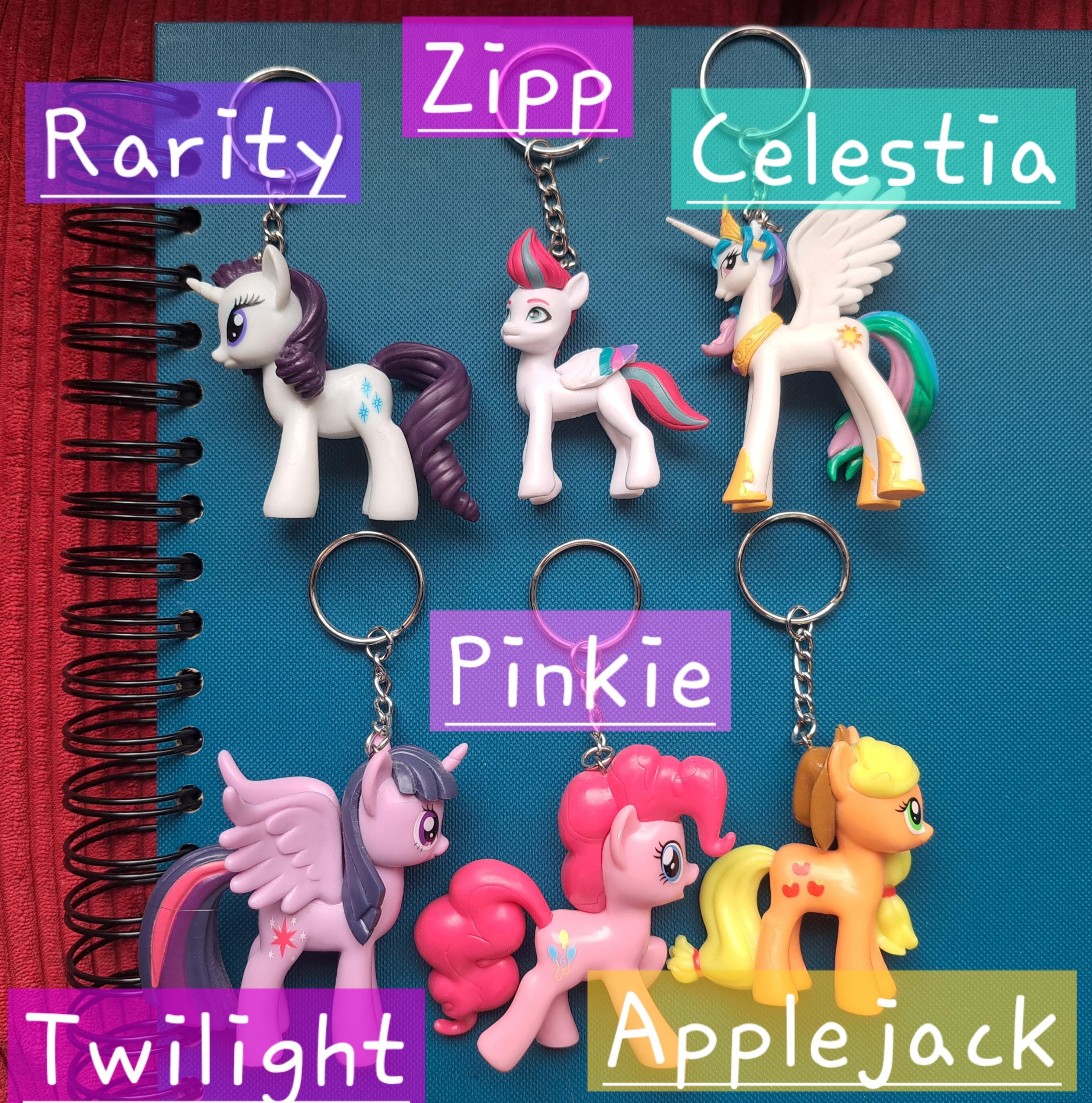 Handmade My Little Pony Figure Keyring: Upcycled Blind Bag Charm