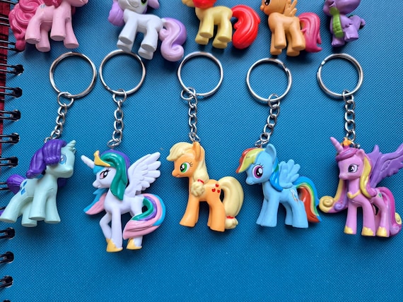 Handmade My Little Pony Bag Charm: Upcycled Busy Book Figure
