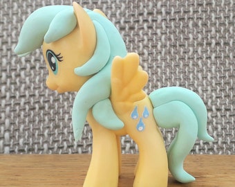 Sunshower Raindrops My little Pony Custom Figure MLP FIM G4 Polymer Clay Sculpture Ideal Brony Gift Geek Gift Furry