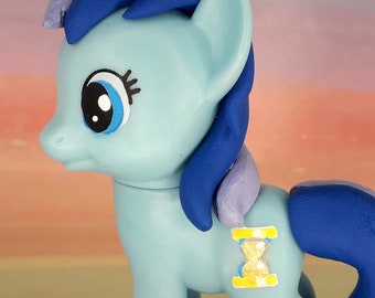 Custom My little Pony Minuette Colgate - Showaccurate Hairstyle  - MLPFIM G4 - Polymer Clay Sculpture