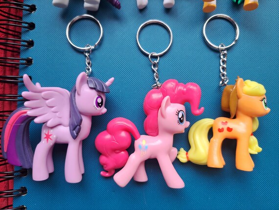 Handmade My Little Pony Figure Keyring: Upcycled Blind Bag Charm