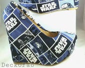 Star Wars Inspired Wedges - Custom Wedges - Women's Shoes - Wedge Pumps - Platform Wedges - Custom Shoes - Wedding - Birthday Gift - Shoes
