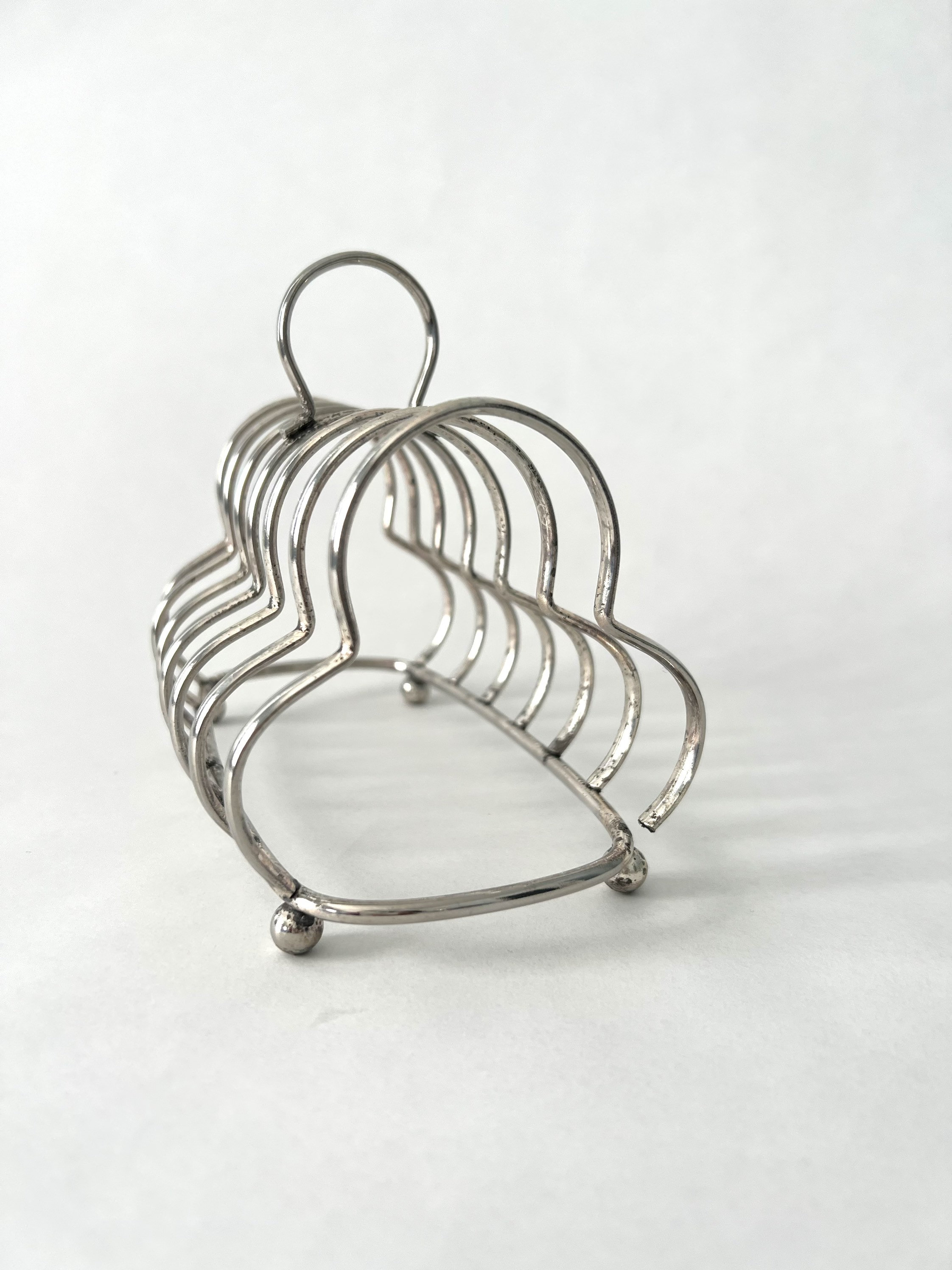 Superb English Toast Rack Gothic 1930s Silver Plated Toast Holder Lett –  Antiques And Teacups