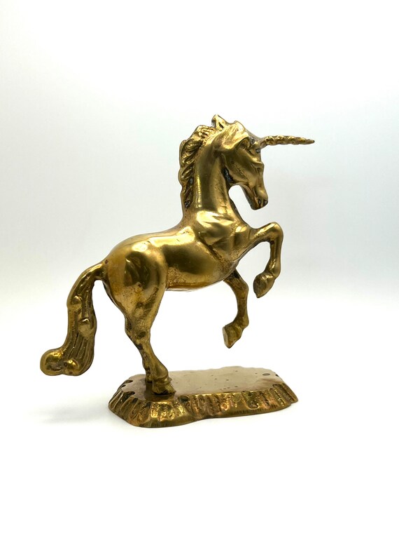 Solid brass unicorn statue Clearance