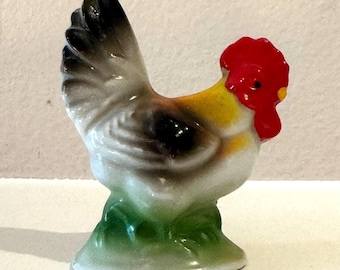ヴィンテージ樹脂の風変わりな鶏の置物 - Etsy 日本