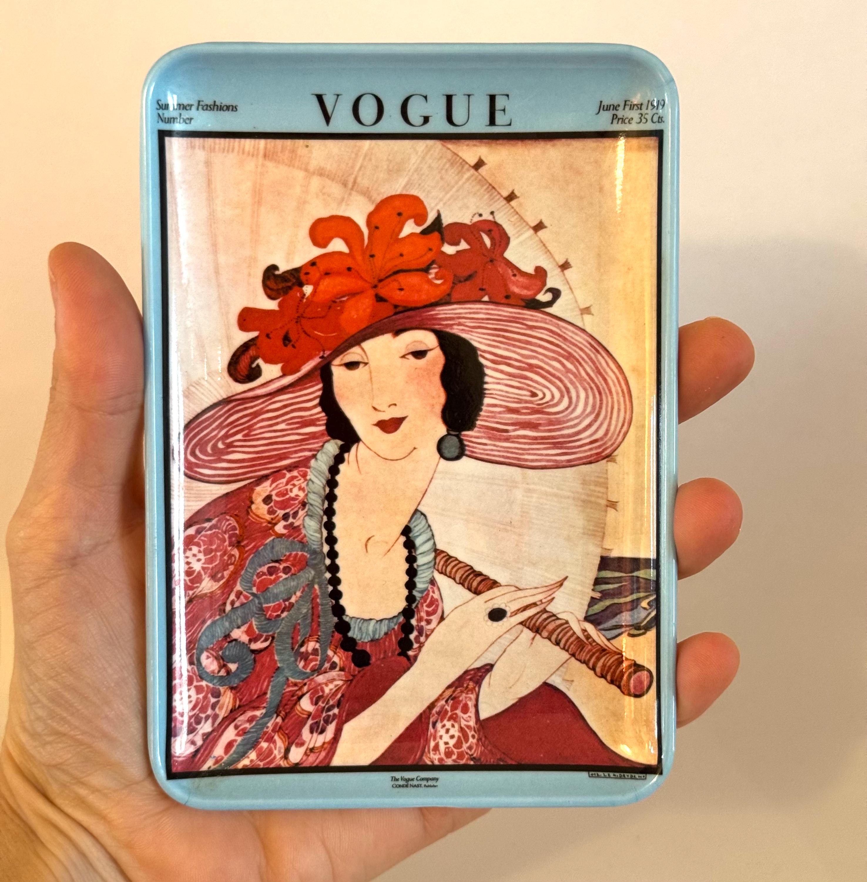 Vintage Vogue Tray | 1919 Art Deco Fashion Illustration - Etsy
