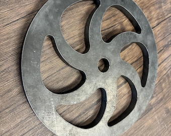 draaibank handwiel lasergesneden 1/2" plaat