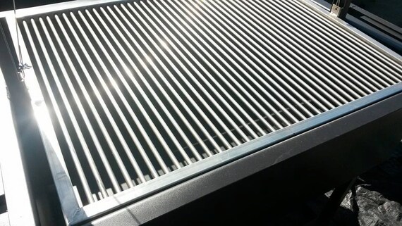 3 8 Stainless Steel Round Bar Grate For Bbq Grills 36x24 Image 0