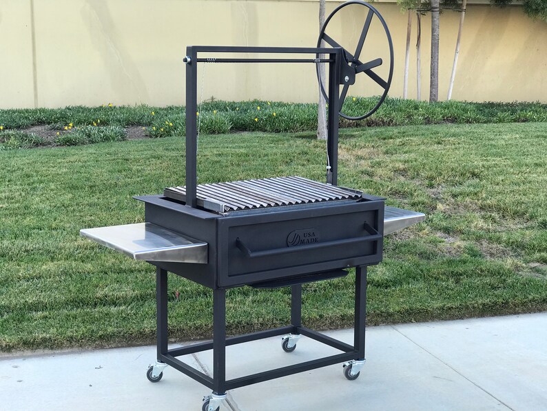 Argentine Gaucho Grill With Front Door & Firebrick Lined Etsy