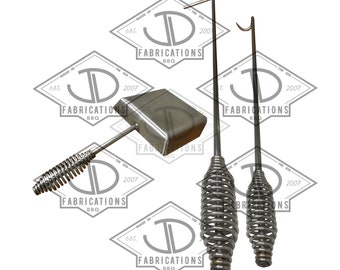 Grilling Essentials Clean out Cooking Kit | clean out shovel | Meat Hook | Fire Poker | Santa Maria Argentine Style BBQ grills