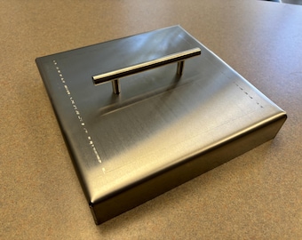 Stainless Steel Half Size Griddle Cover 10x9x2