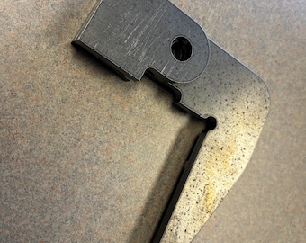 Bisagra para puerta de parrilla ahumadora de barbacoa, par de 90 grados.