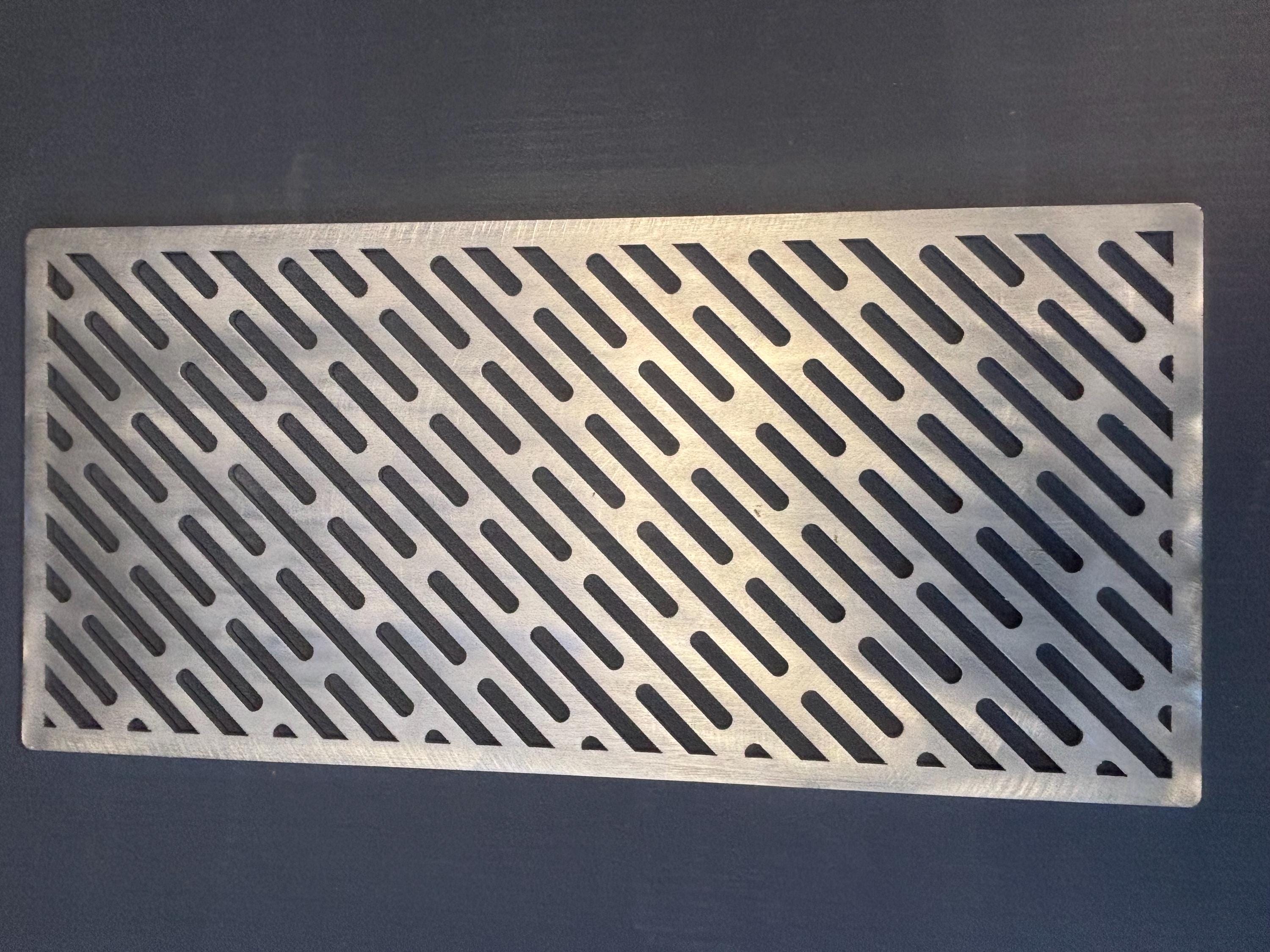 グリッド　① 904545 Laser cut 1/4” stainless grill grates for Lynx 54