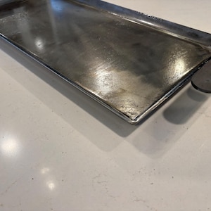 Carbon Steel Griddle 10x18 cooking surface