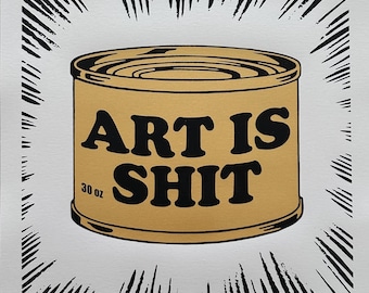 El arte es una mierda - Estaño de oro