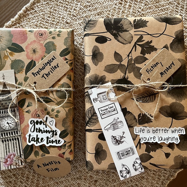 Blind Date with a Book w/ Bookmark & Stickers