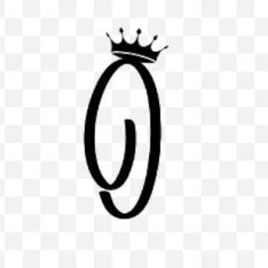 Transparent Letter O with Crown SVG - Craft Royalty with Your DIY Magic!