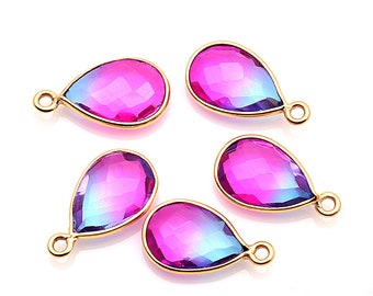 Queen of Hearts. Rose Ruby Aura Quartz Neck